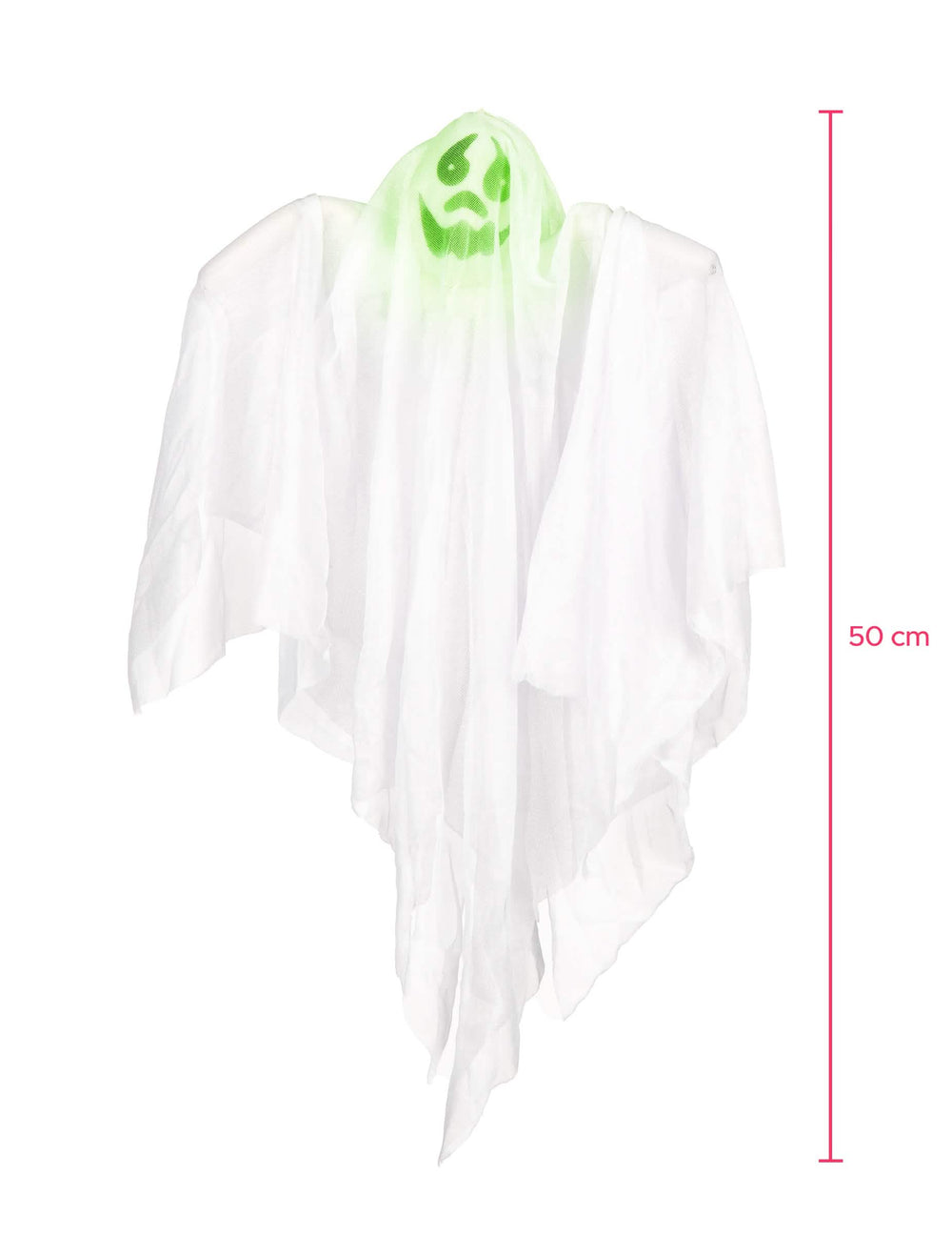 Dimensions de la décoration fantôme lumineux pour Halloween