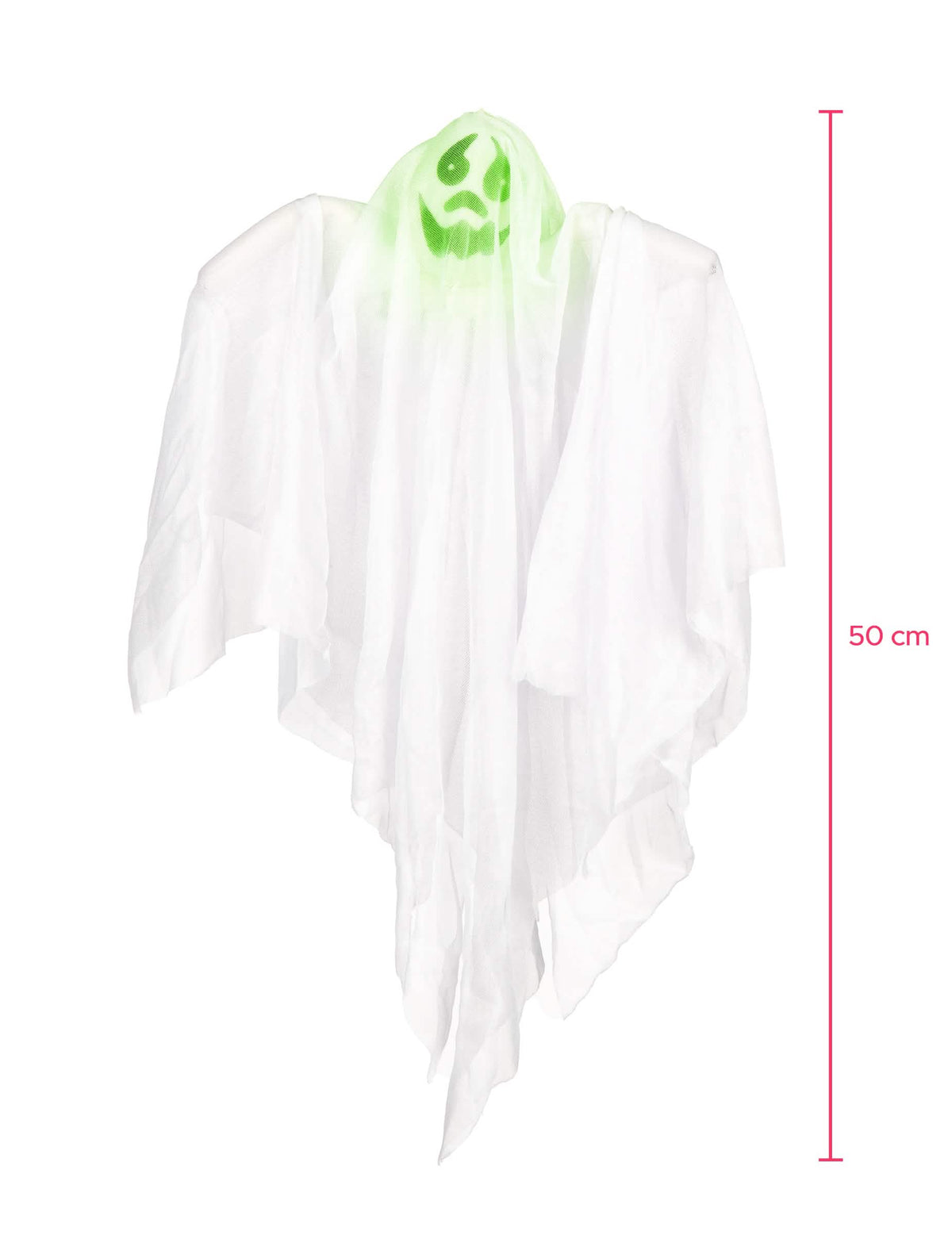 Dimensions de la décoration fantôme lumineux pour Halloween