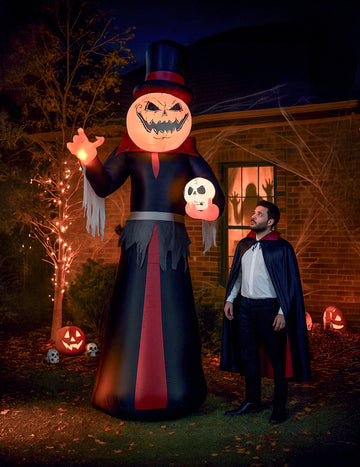 360° надуваема страшна тиква декорация cm