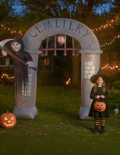 Надуваемо вход на гробището на декорация 240 cm