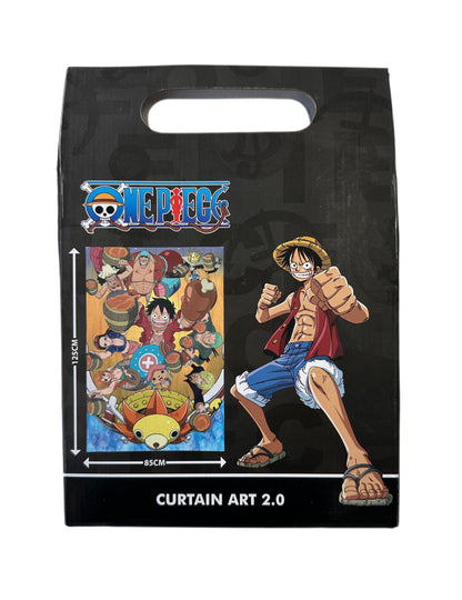 Стенна украса One Piece™ 125×85 cm с метални халки 