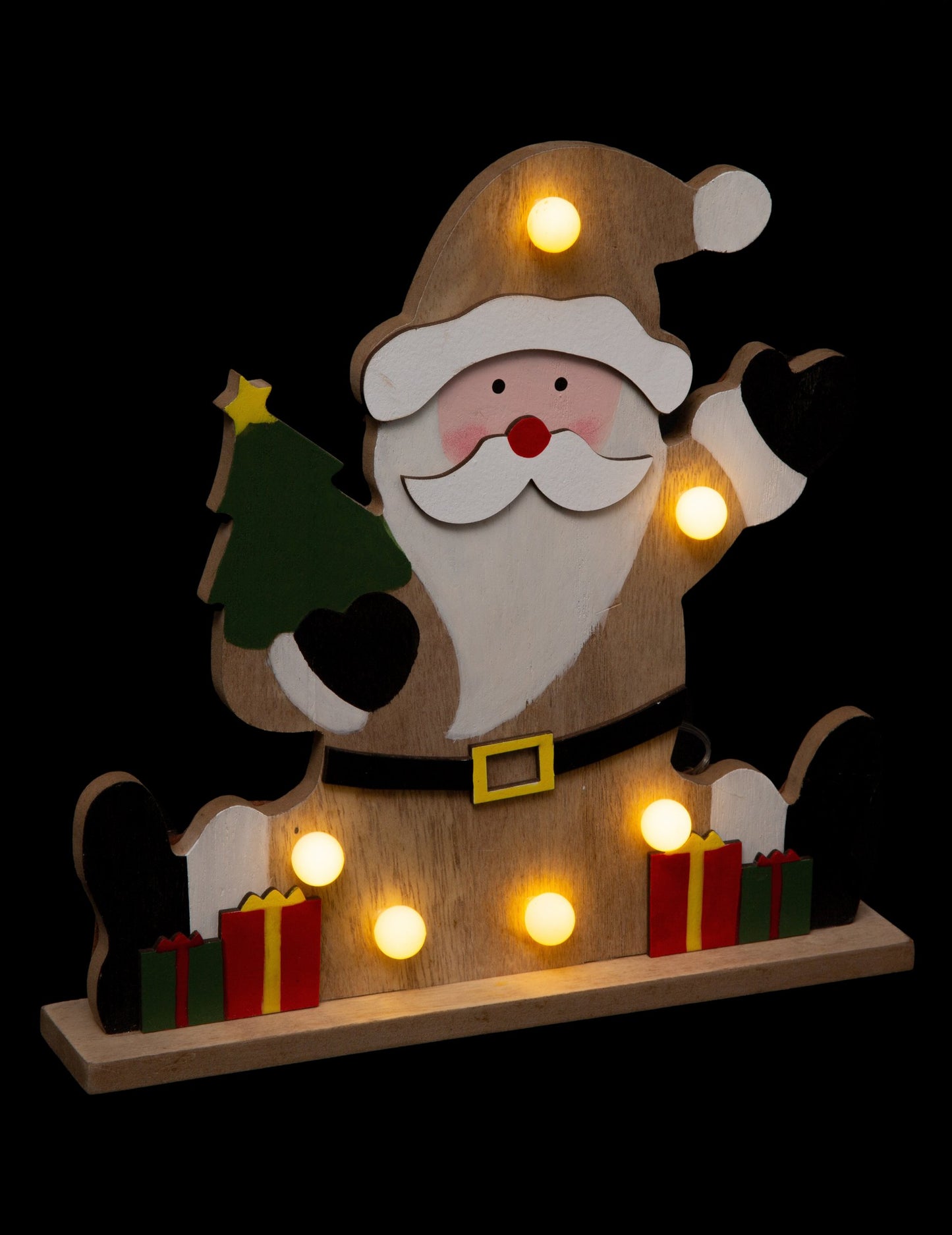 Светеща украса Дядо Коледа 25 cm 