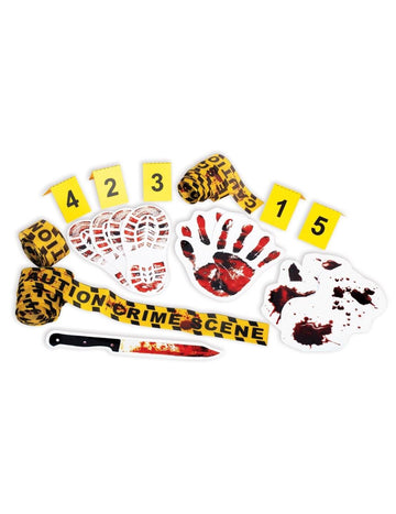 Декорации за местопрестъплението на Хелоуин