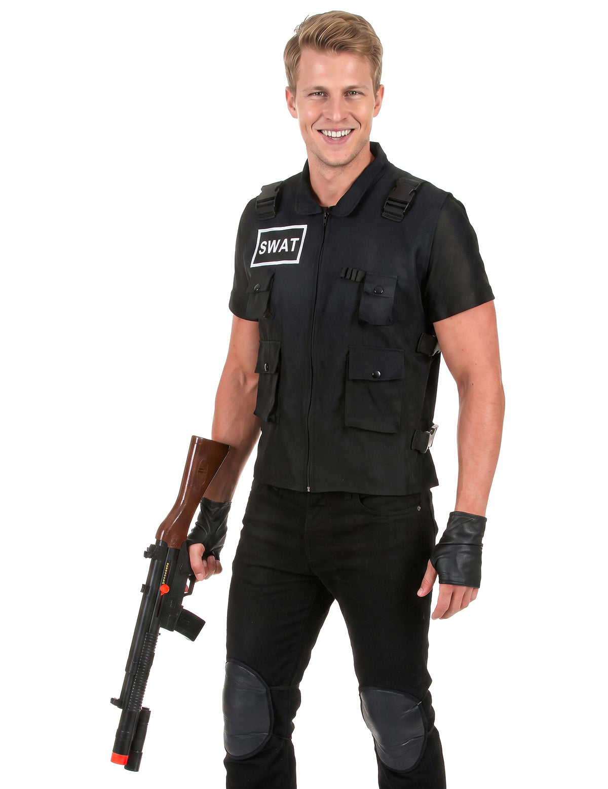 Мъжкият агент на SWAT маскират