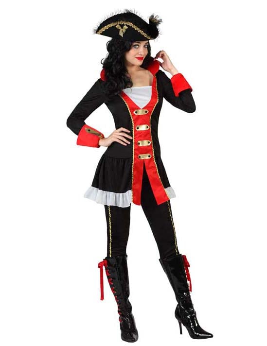 Карнавален костюм на жена пиратски адмирал 