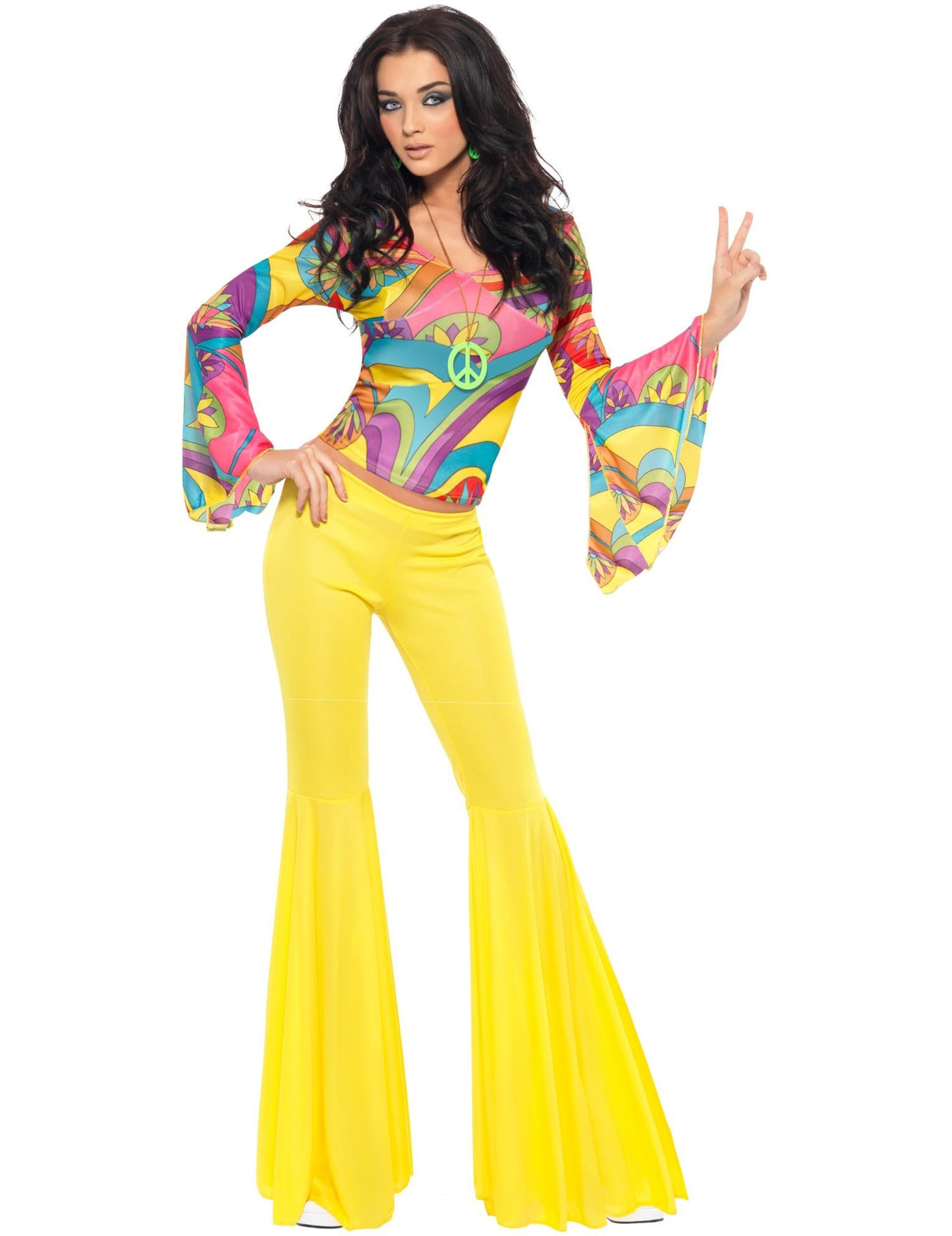 70 -те години маскират хипи жена