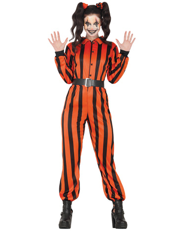 Дамски костюм на затворник Арлекин