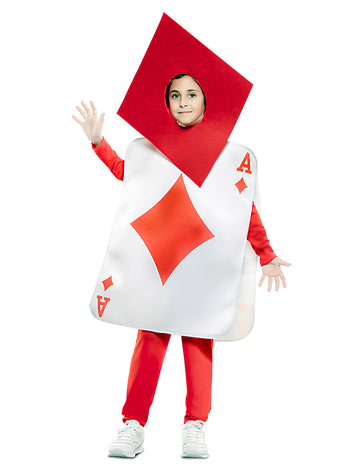 Ас на детски костюм на диаманти