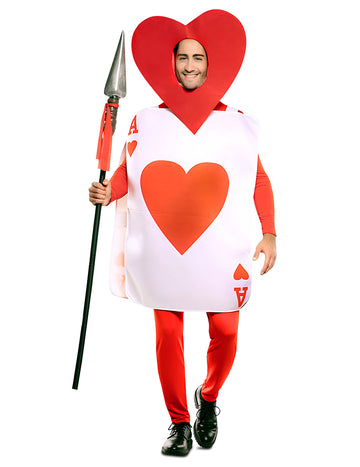 Асо на сърца костюм за възрастни