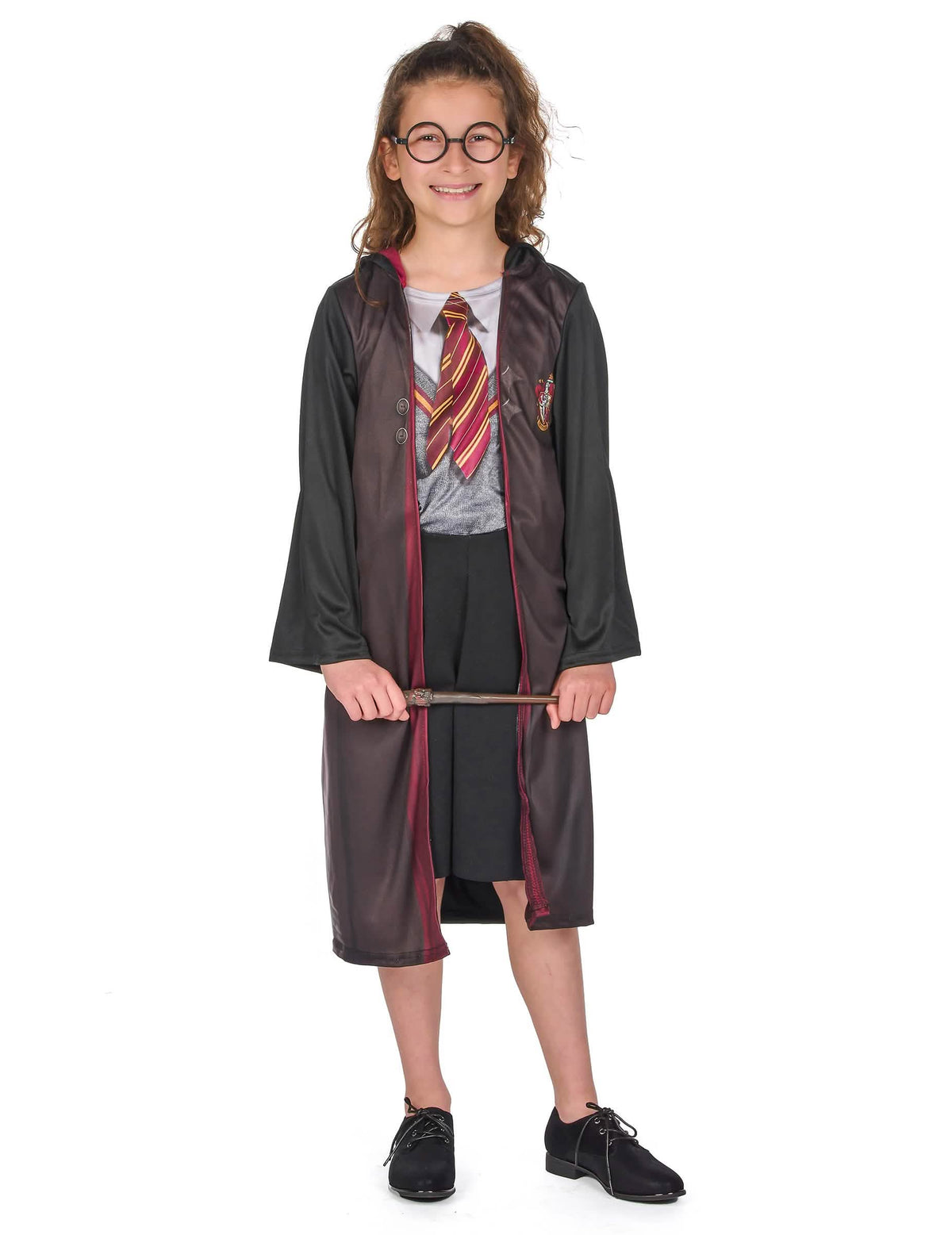 Пълен изглед на костюма с аксесоари Harry Potter™