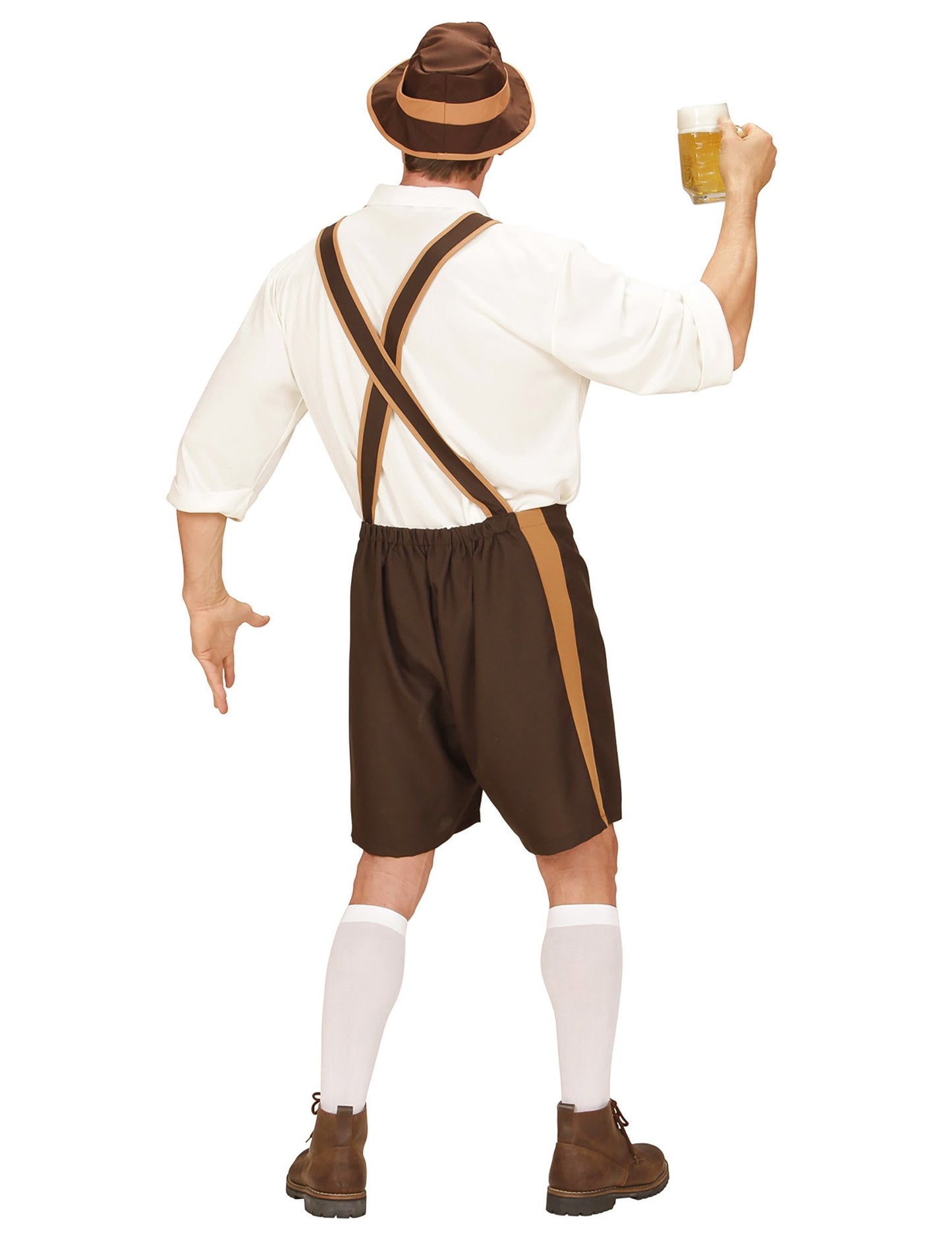 Баварско кафяво кафяво прикриване човек