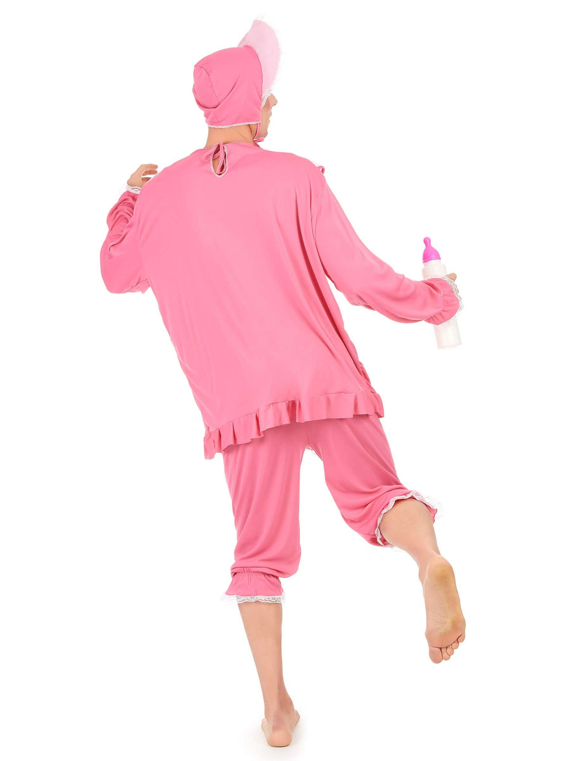Déguisement bébé rose homme