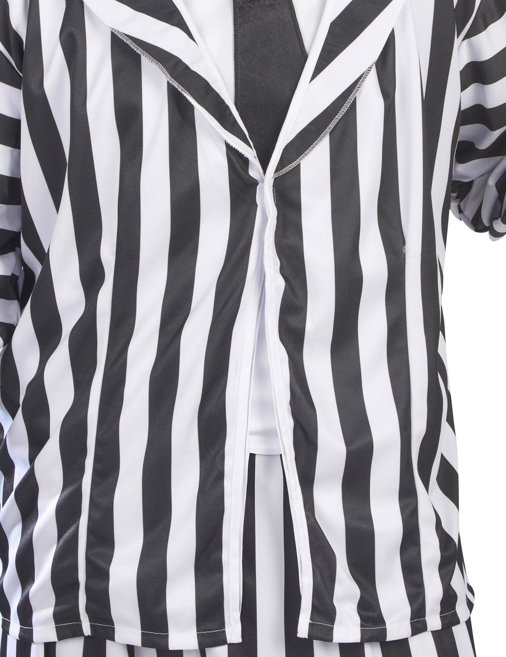 Déguisement Beetlejuice™ pour homme à rayures noires et blanches