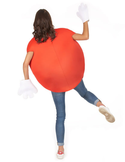 Прикриване на възрастни червени бонбони