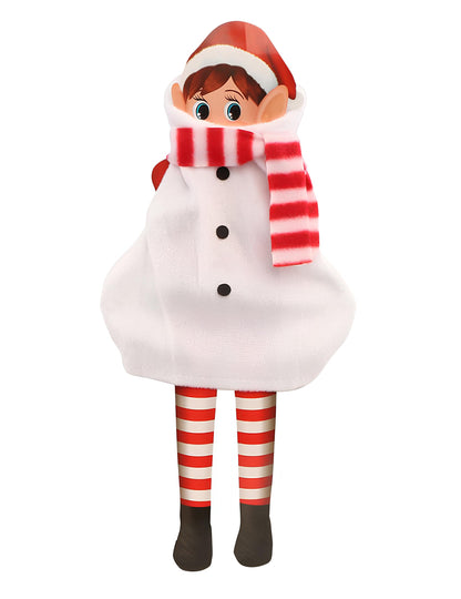 Костюм за снежен човек за кукла Joker Elf