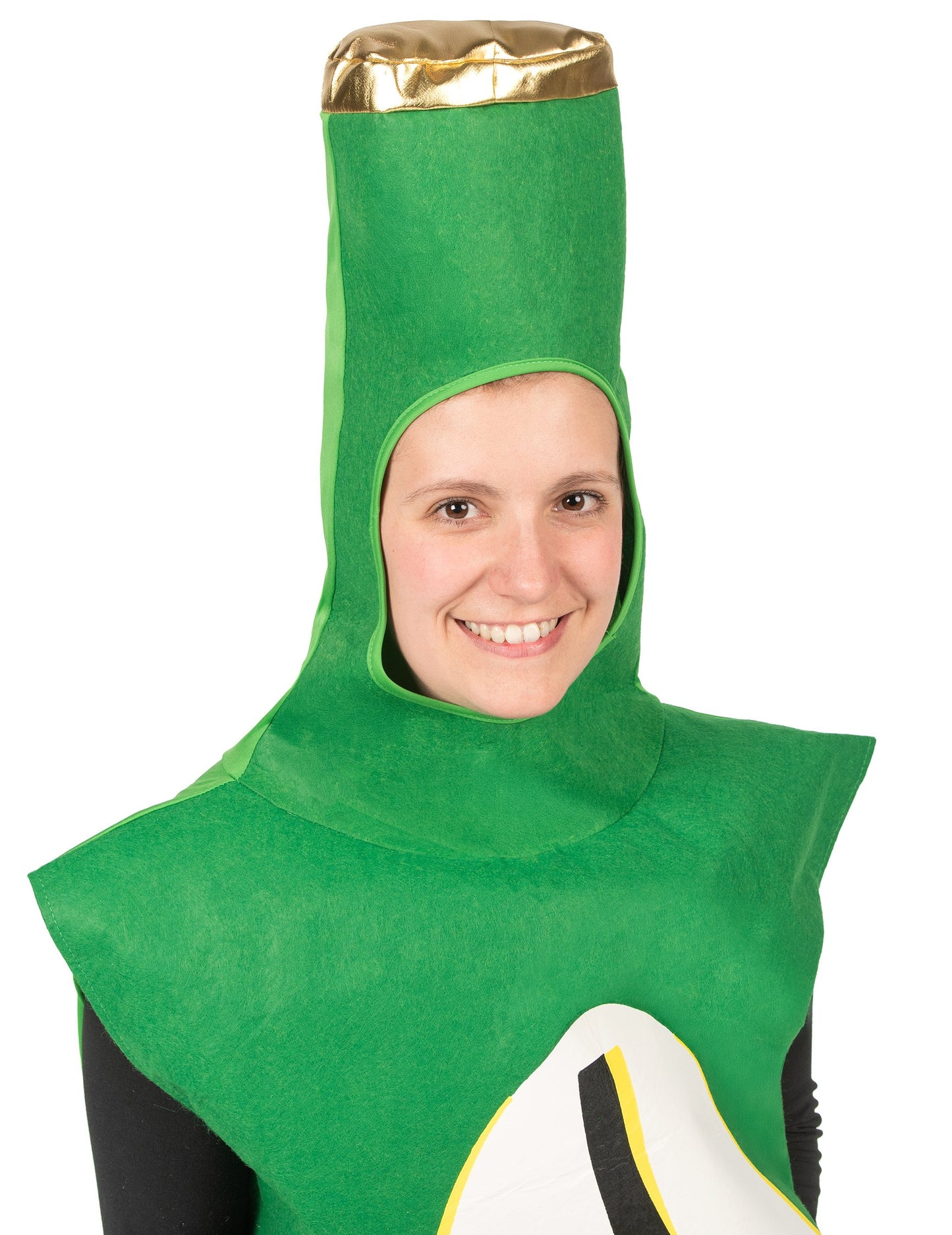 Костюм за бутилка за възрастни зелена бира