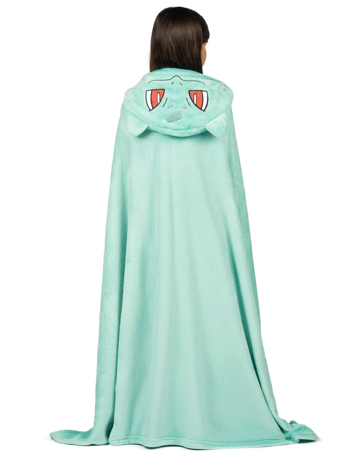 Детски костюм Bulbizarre поларено пончо с качулка Покемон™ 