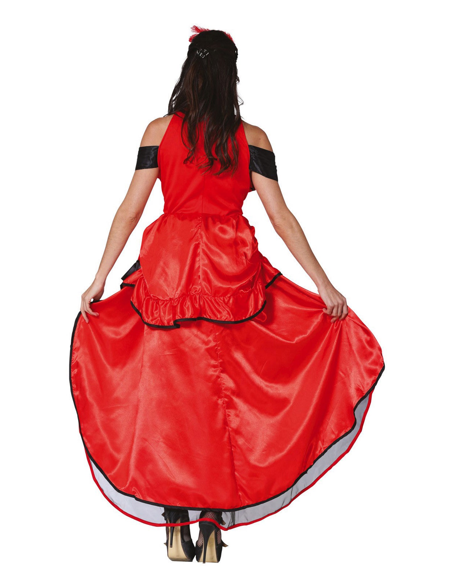 Red Cancan костюм с черни възли