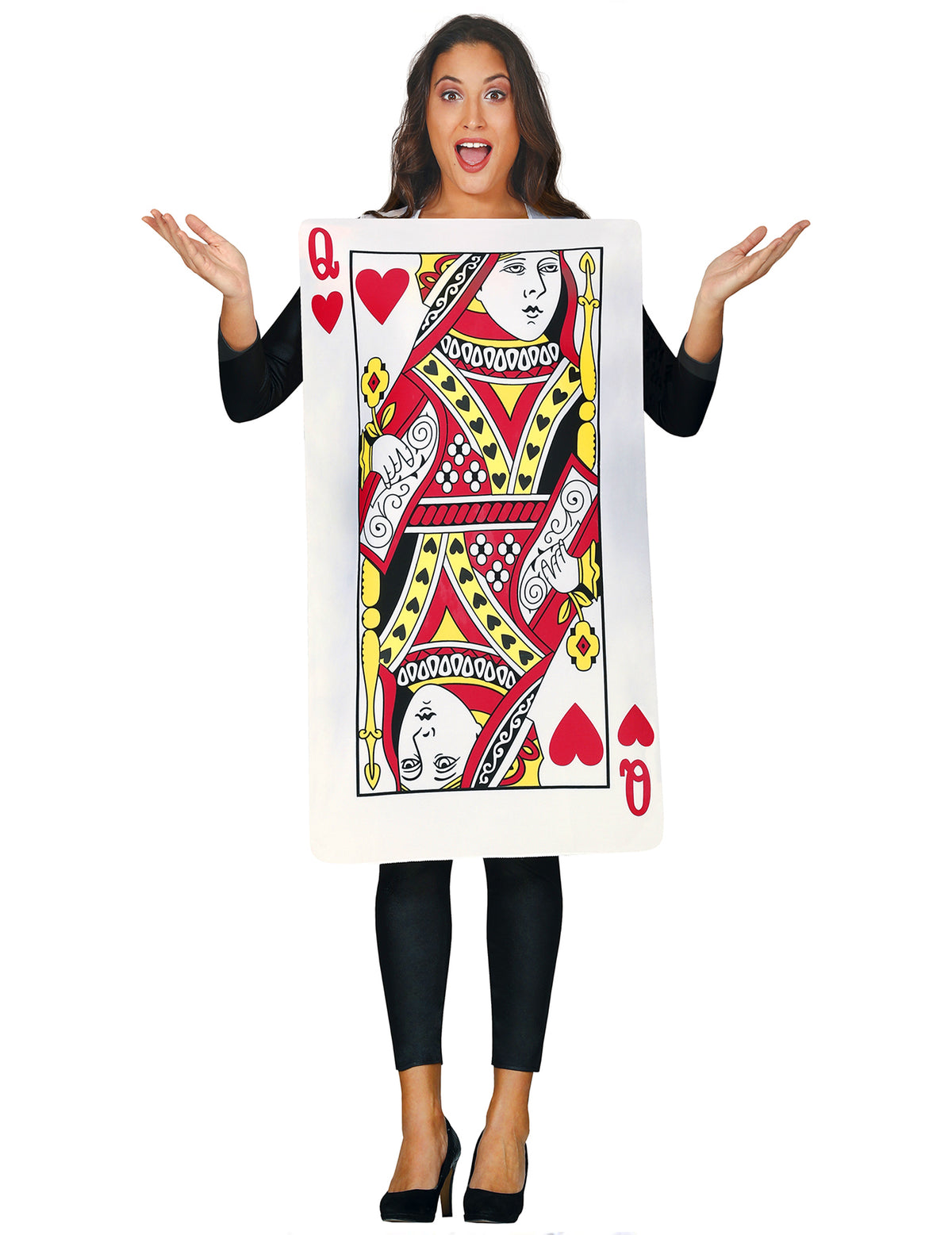 Déguisement carte reine de coeur femme