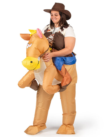 Надуваем конски костюм за възрастни