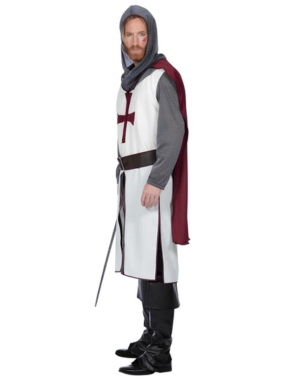 Луксозен рицарски тамплиерски костюм за мъже 