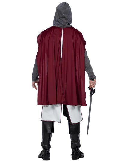 Луксозен рицарски тамплиерски костюм за мъже 