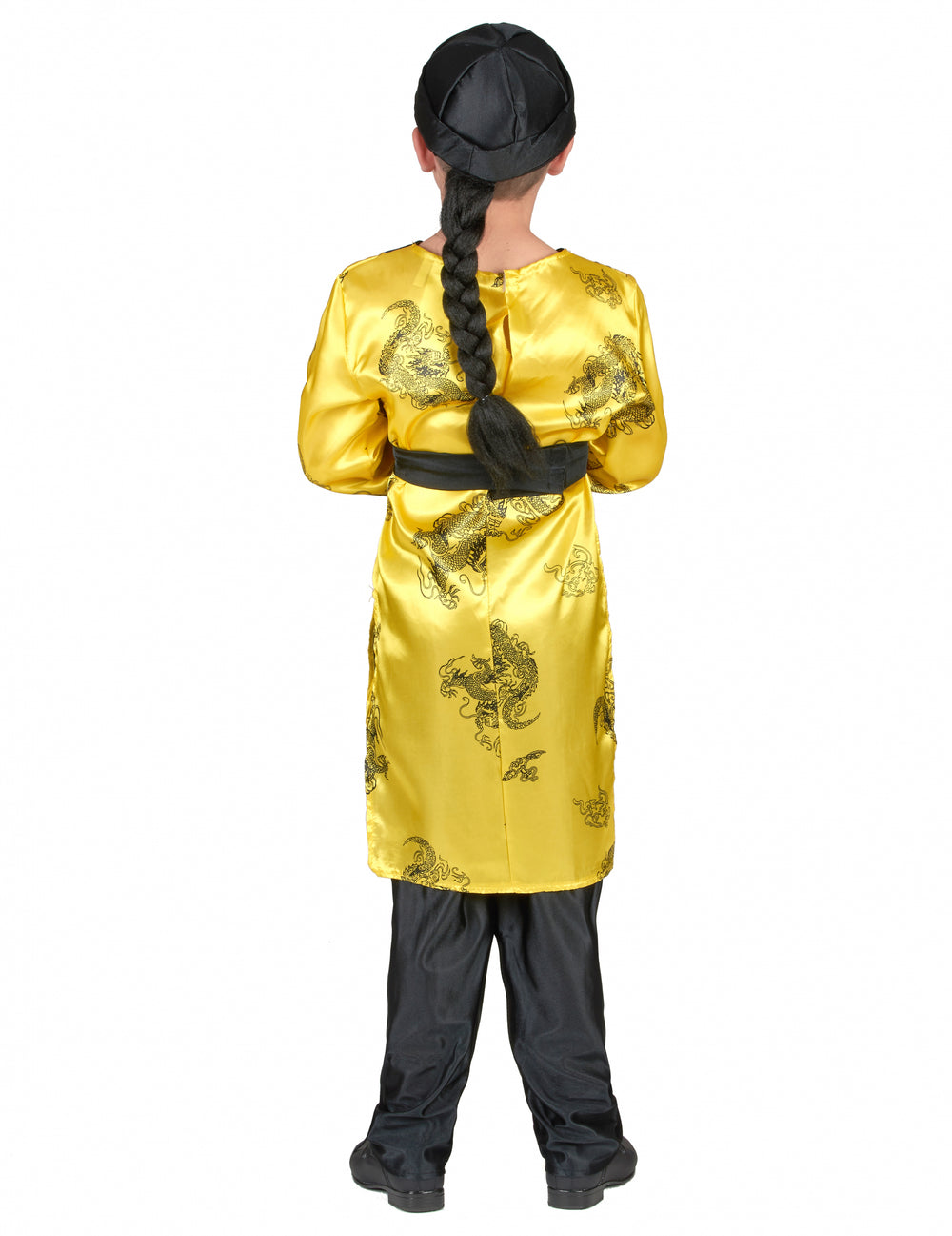 Vue de dos du déguisement chinois pour garçon