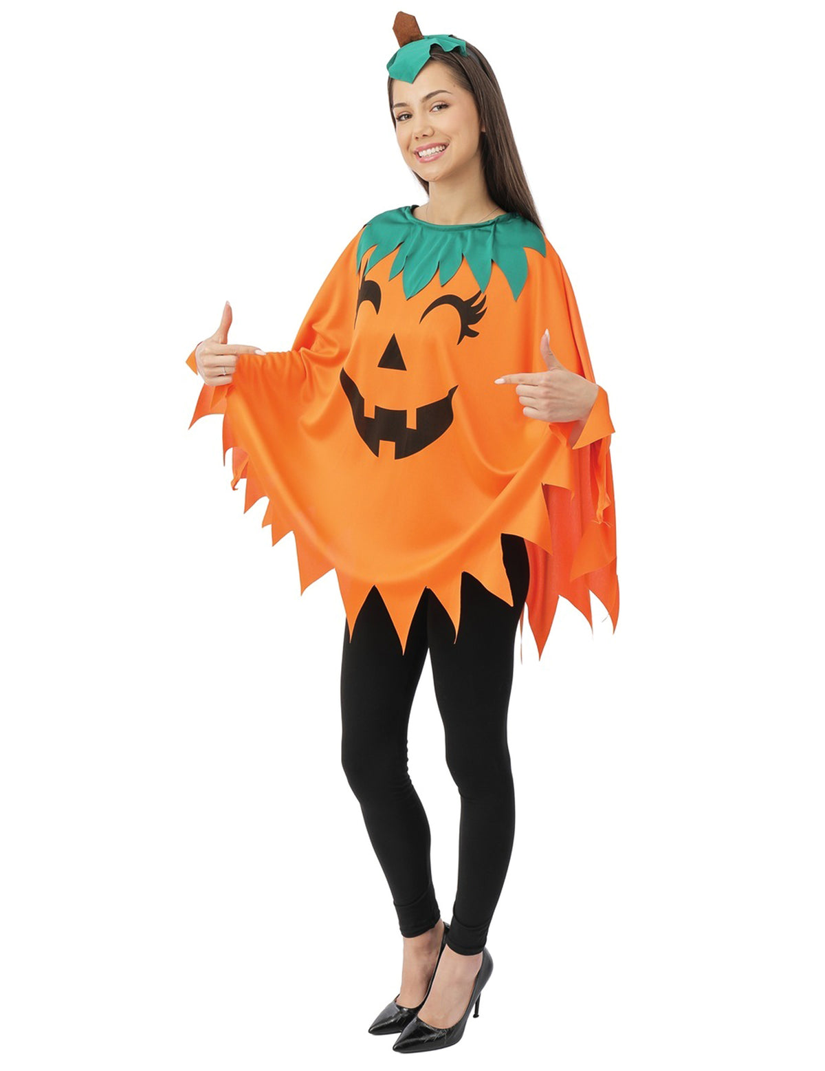 Déguisement citrouille orange femme