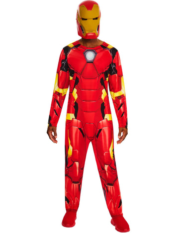 Déguisement classique Iron Man™ pour adulte rouge et jaune avec masque