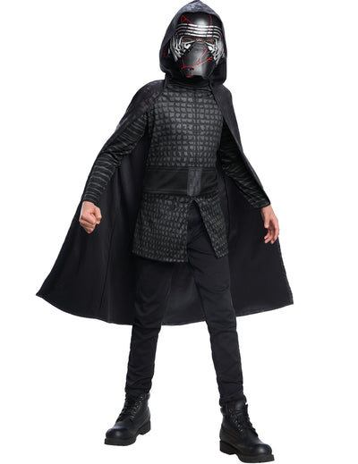 Déguisement classique Kylo Ren Star Wars IX pour enfant noir avec masque et cape