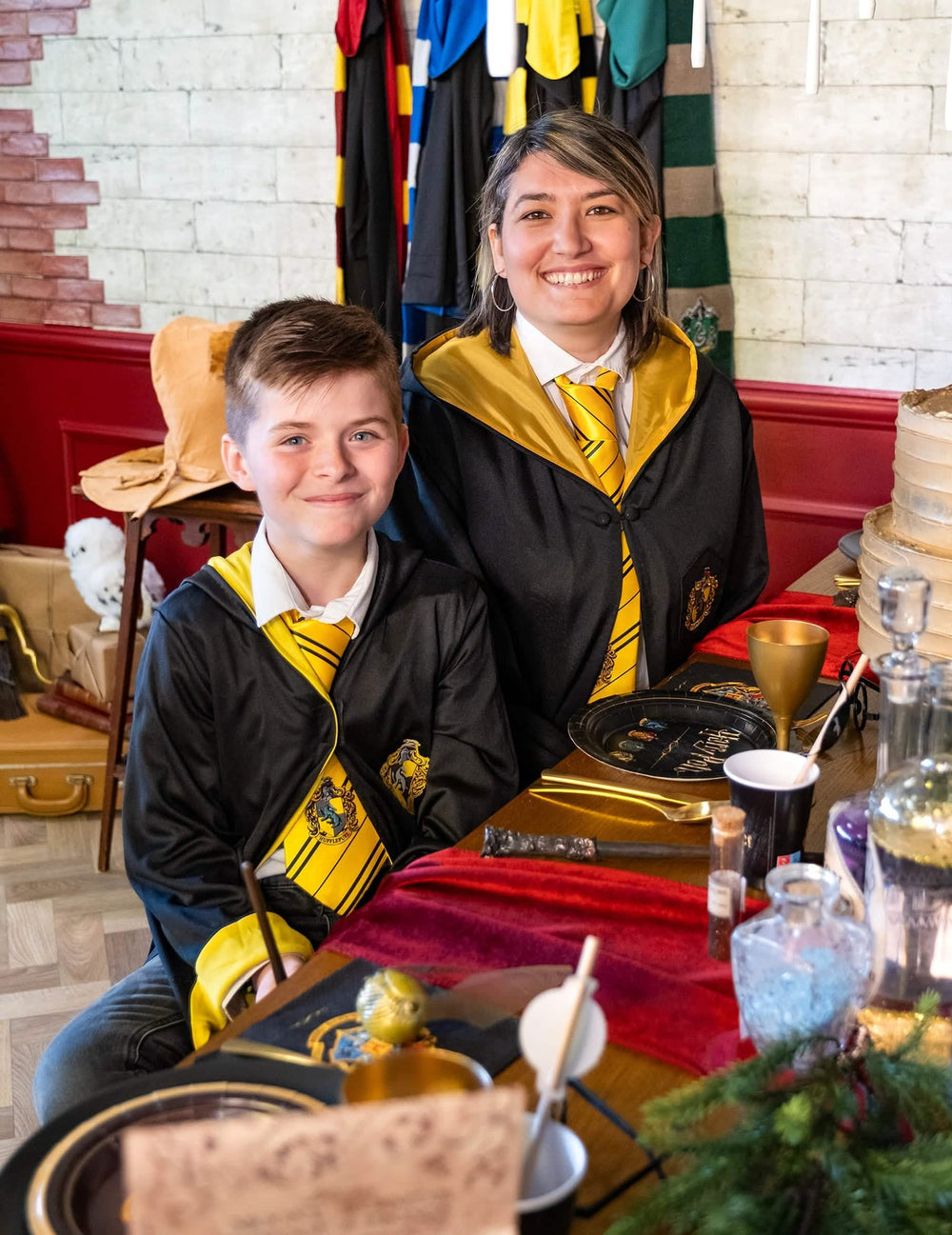 Празнична ситуация с класическия костюм Хафълпаф Harry Potter™ дете