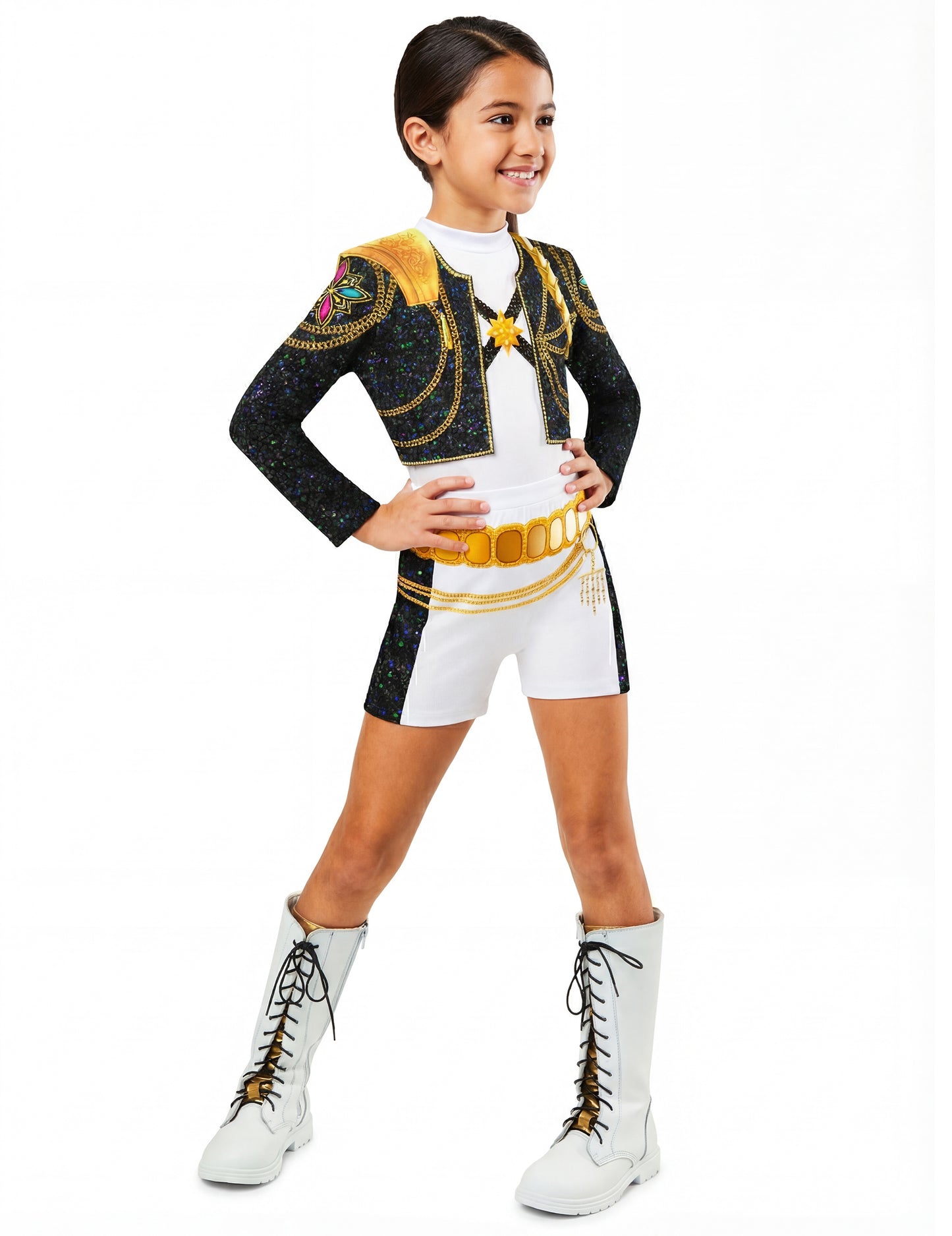 Класически костюм Rumi Golden Kpop Demon Hunter™ за момиче 