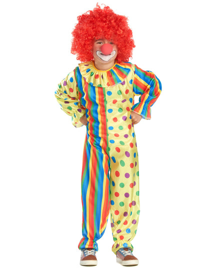 Детски цветни клоун маскират