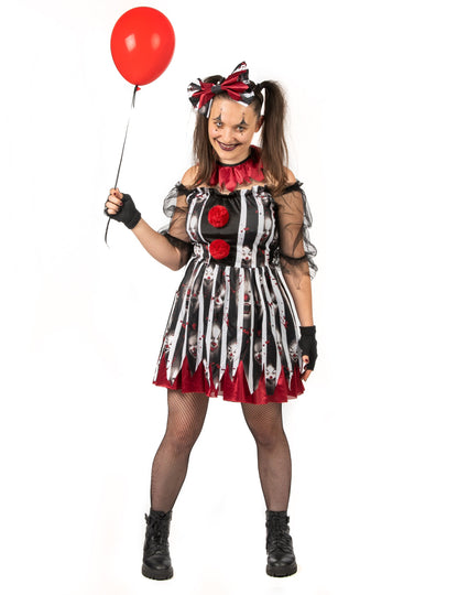 Луксозен луд лудов клоун костюм на жените