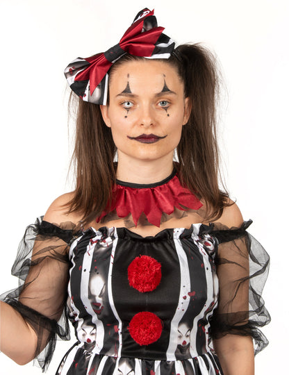 Луксозен луд лудов клоун костюм на жените