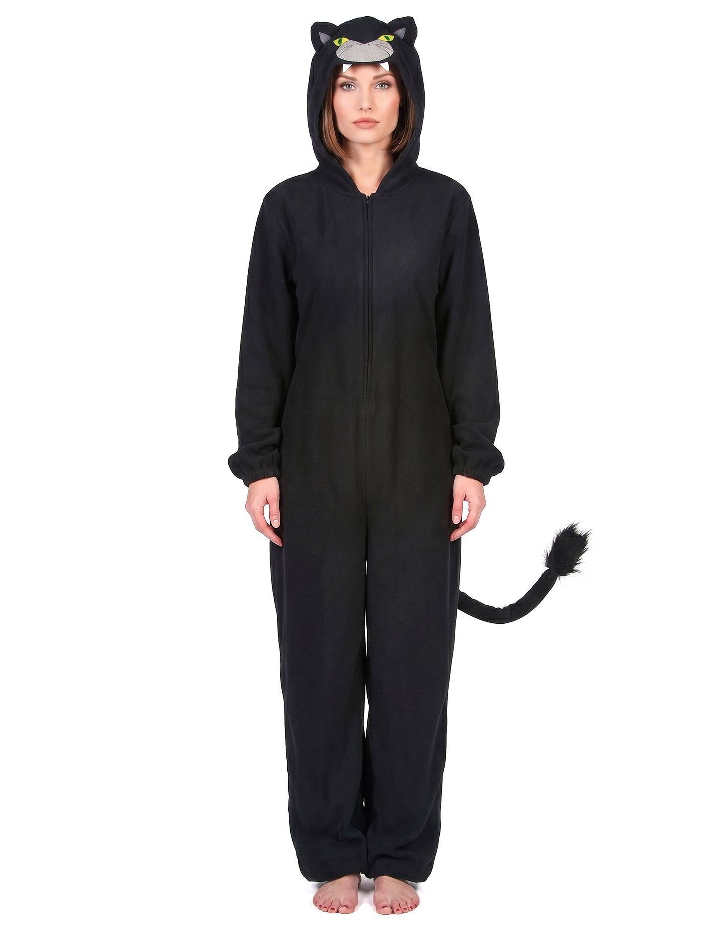 Déguisement combinaison panthère noire femme