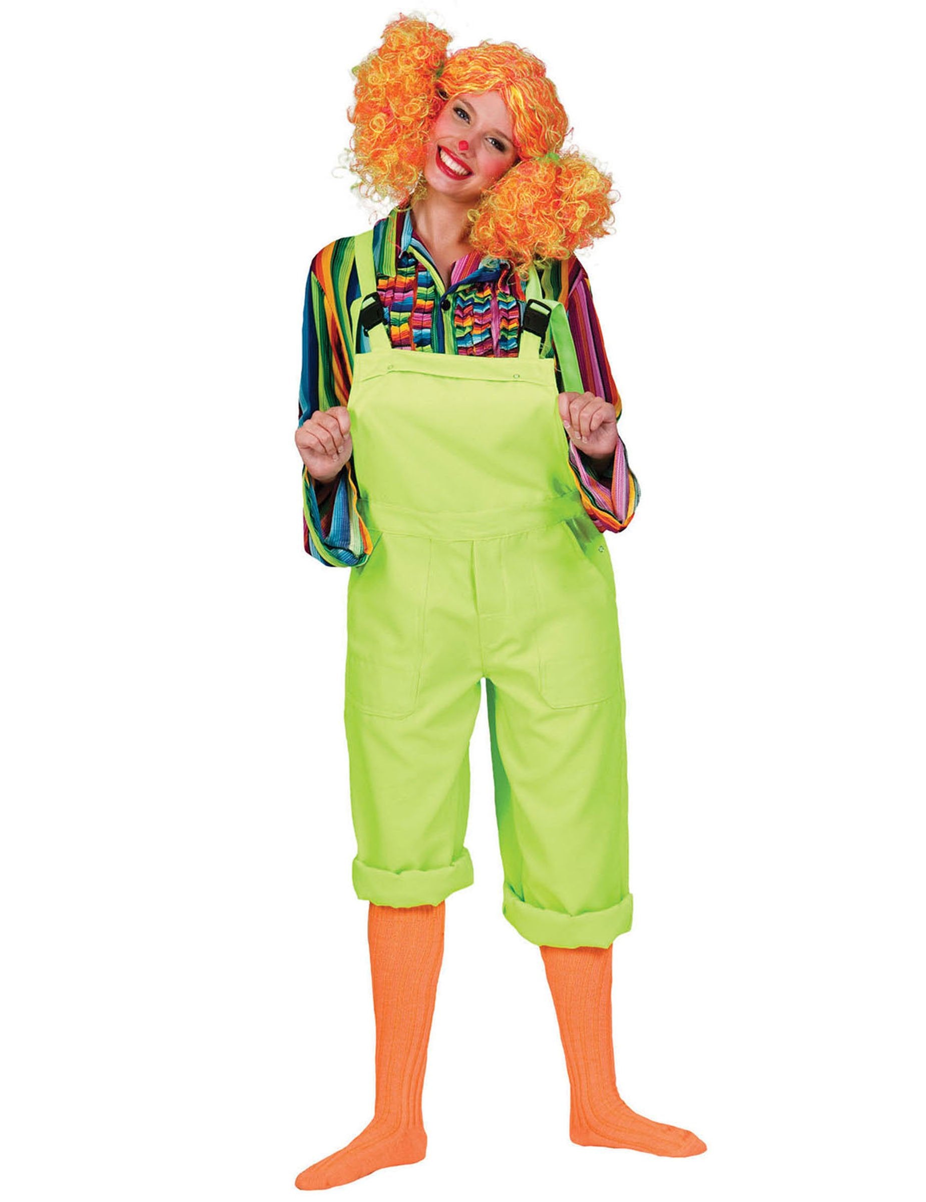 Déguisement combinaison pour adulte vert fluo