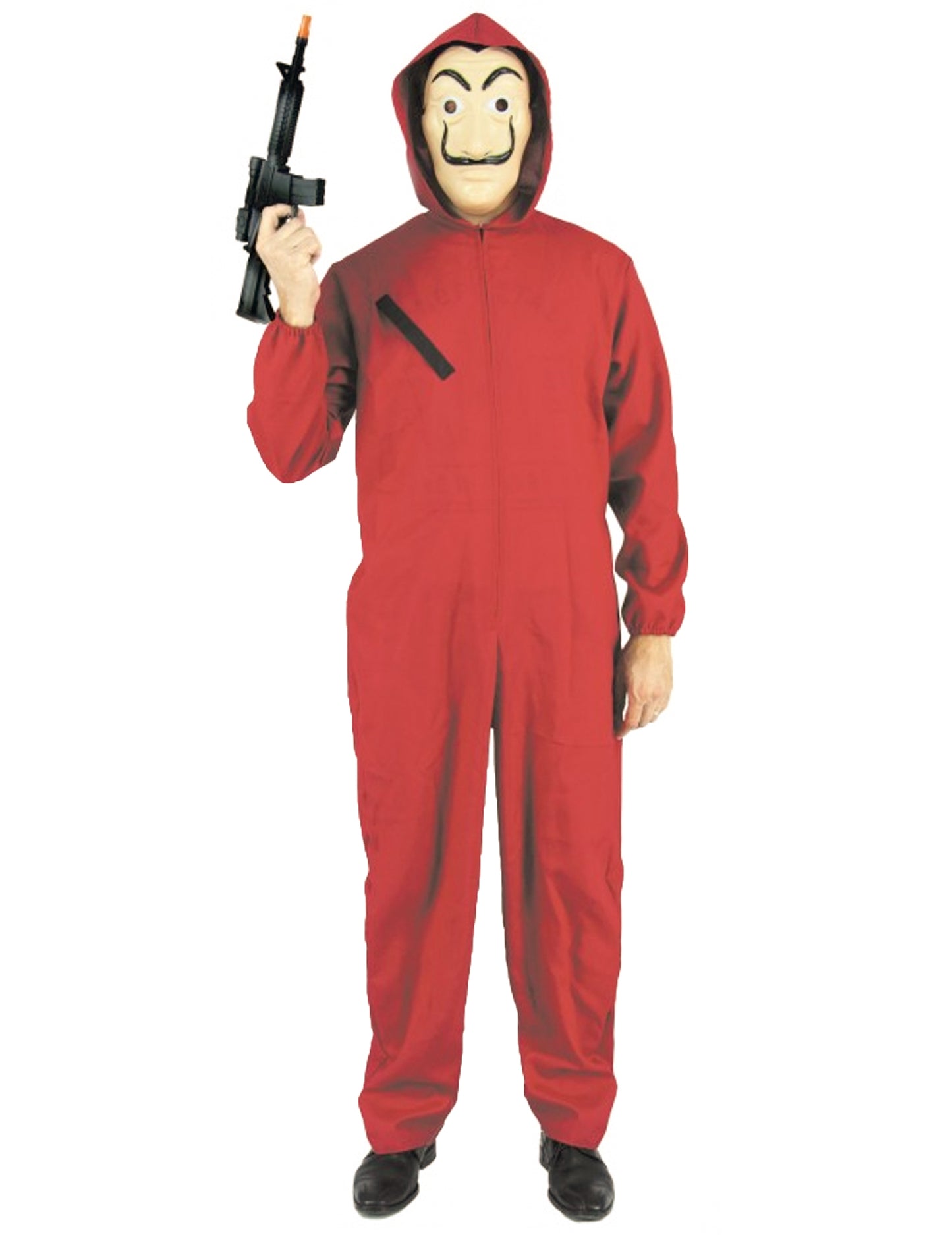 Костюм гащеризон на червен крадец за възрастни 