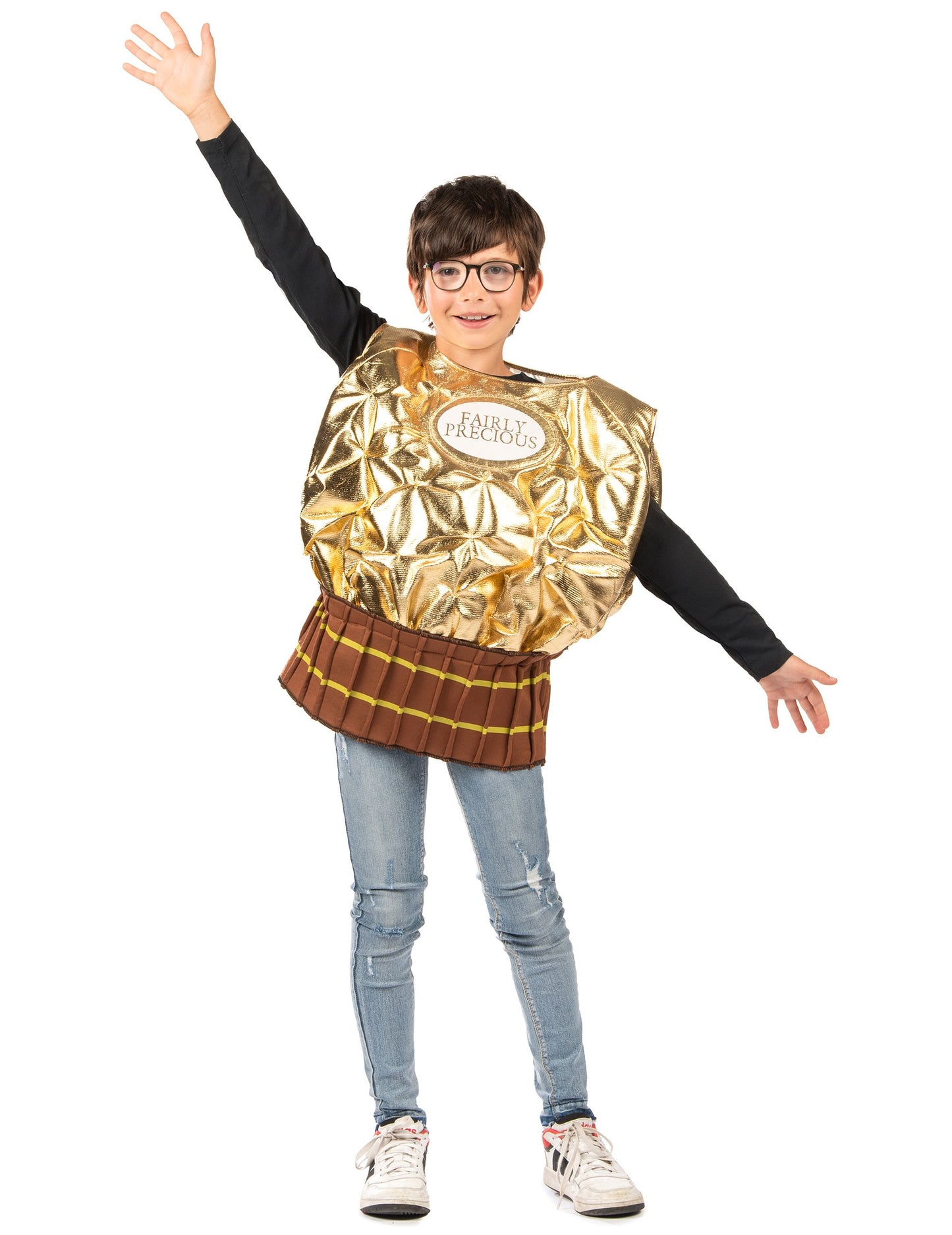 Детски златен костюм със бонбони