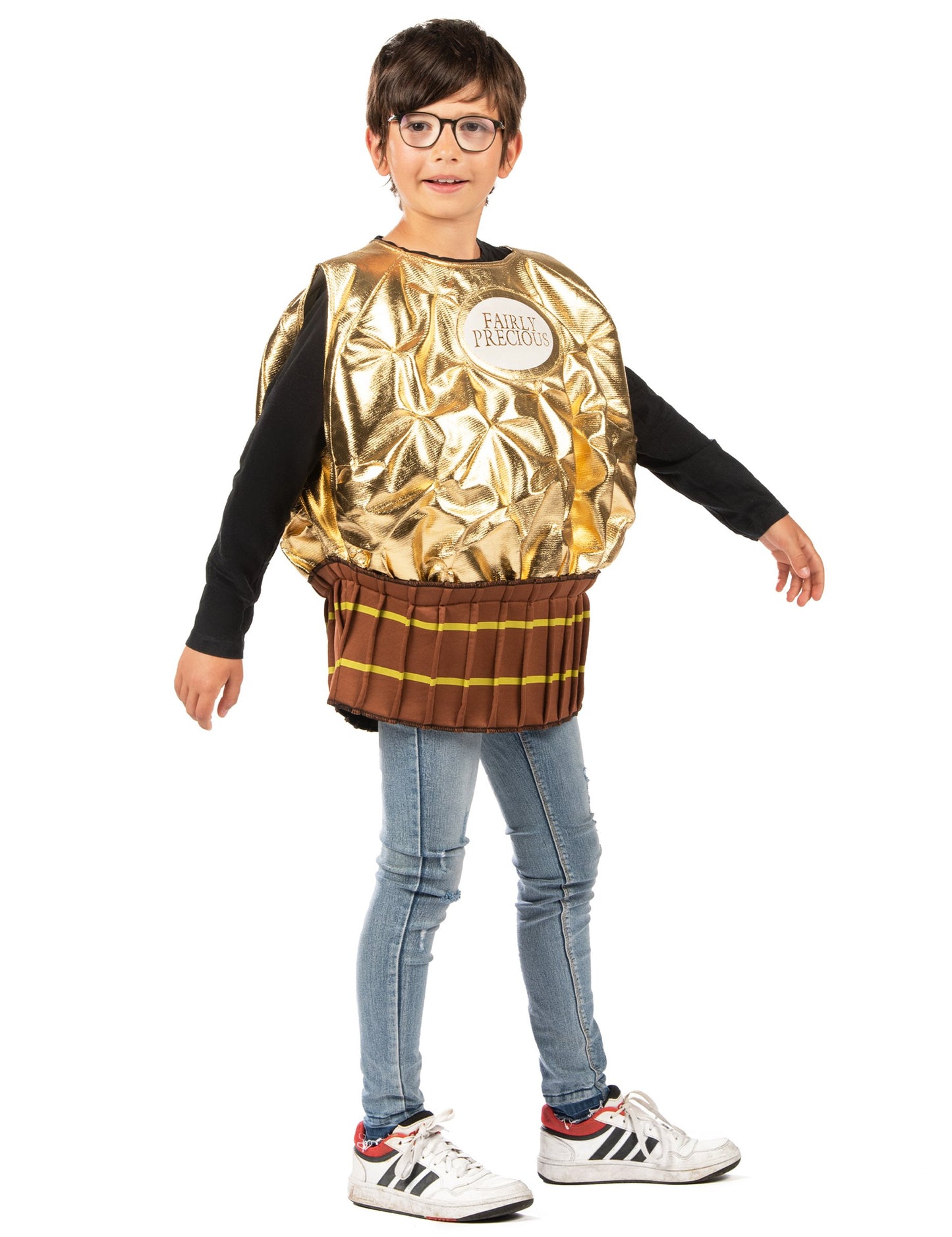 Детски златен костюм със бонбони