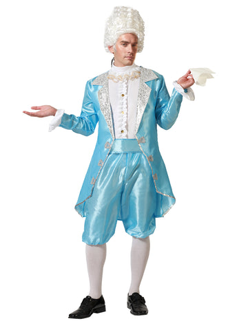 Мъжки синьо придворен костюм