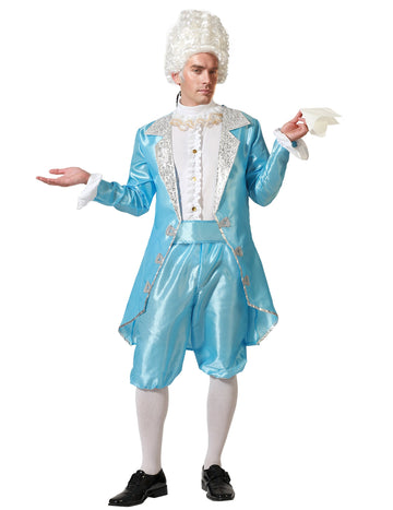 Мъжки синьо придворен костюм