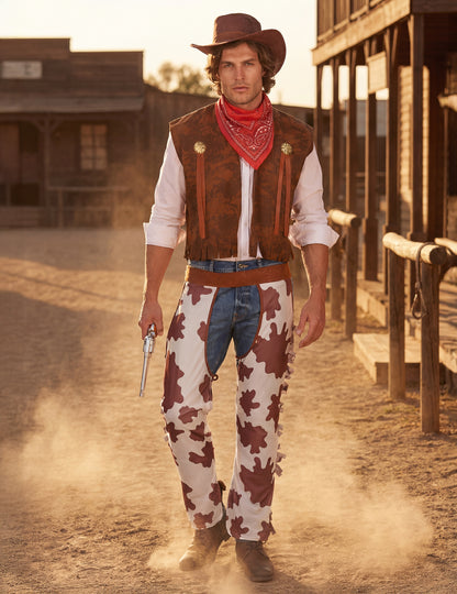 Мъжки класически каубойски костюм