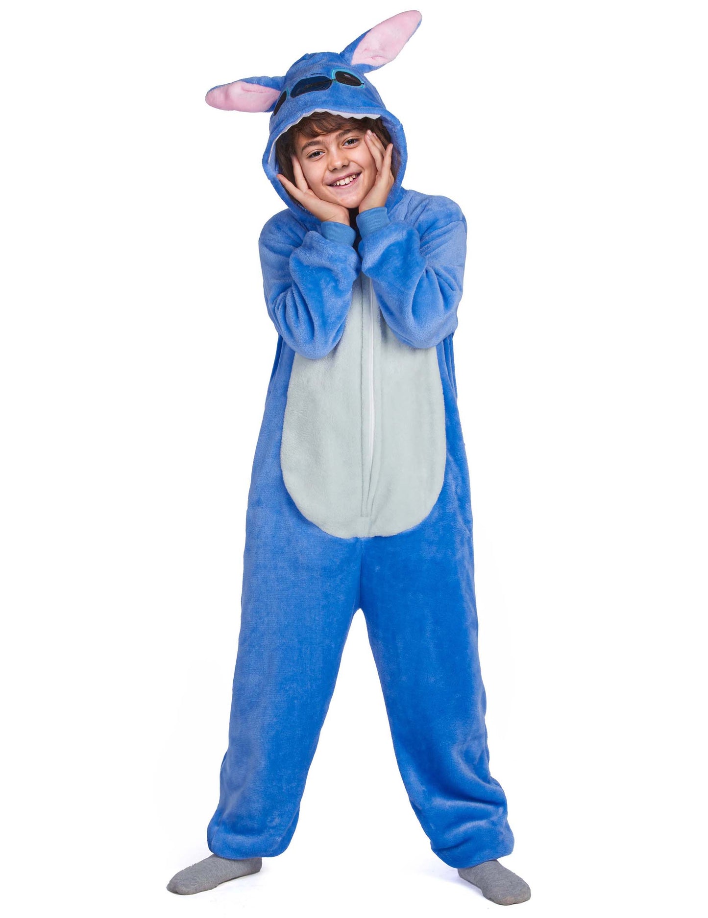 Déguisement créature extraterrestre bleue enfant