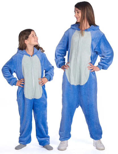 Костюм за детски сини извънземни същества