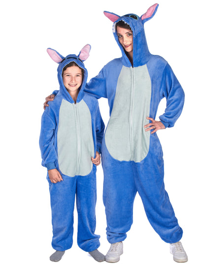 Déguisement créature extraterrestre bleue enfant