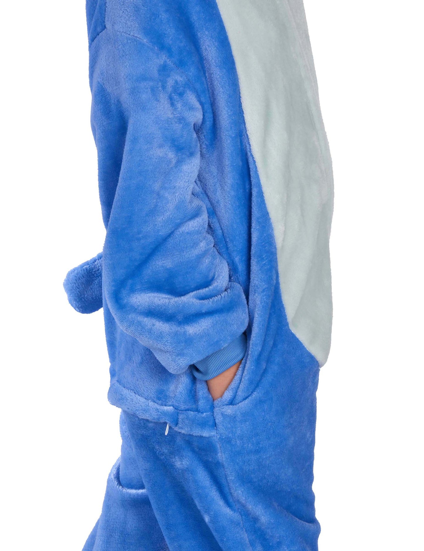 Déguisement créature extraterrestre bleue enfant