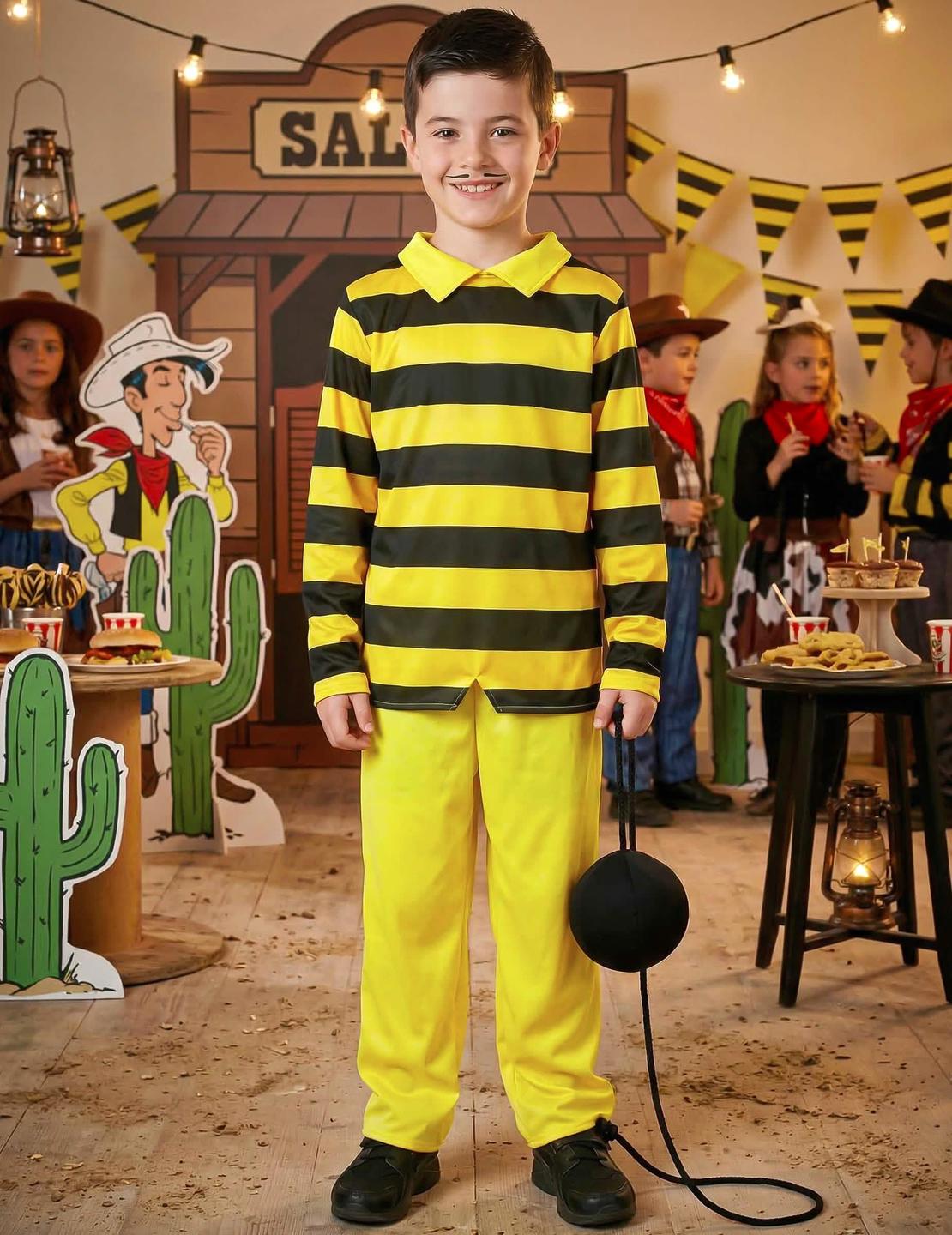 Сцена с декор на салун за детския костюм Dalton Lucky Luke