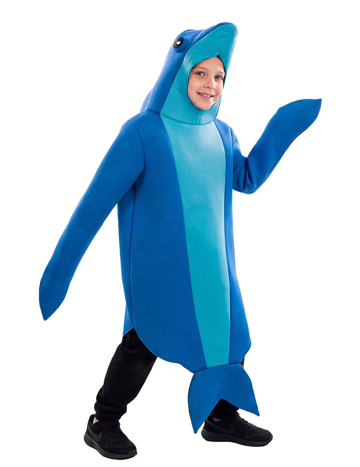 Déguisement de dauphin pour enfant bleu