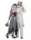 Déguisement de couple mariés fantômes Halloween Adulte